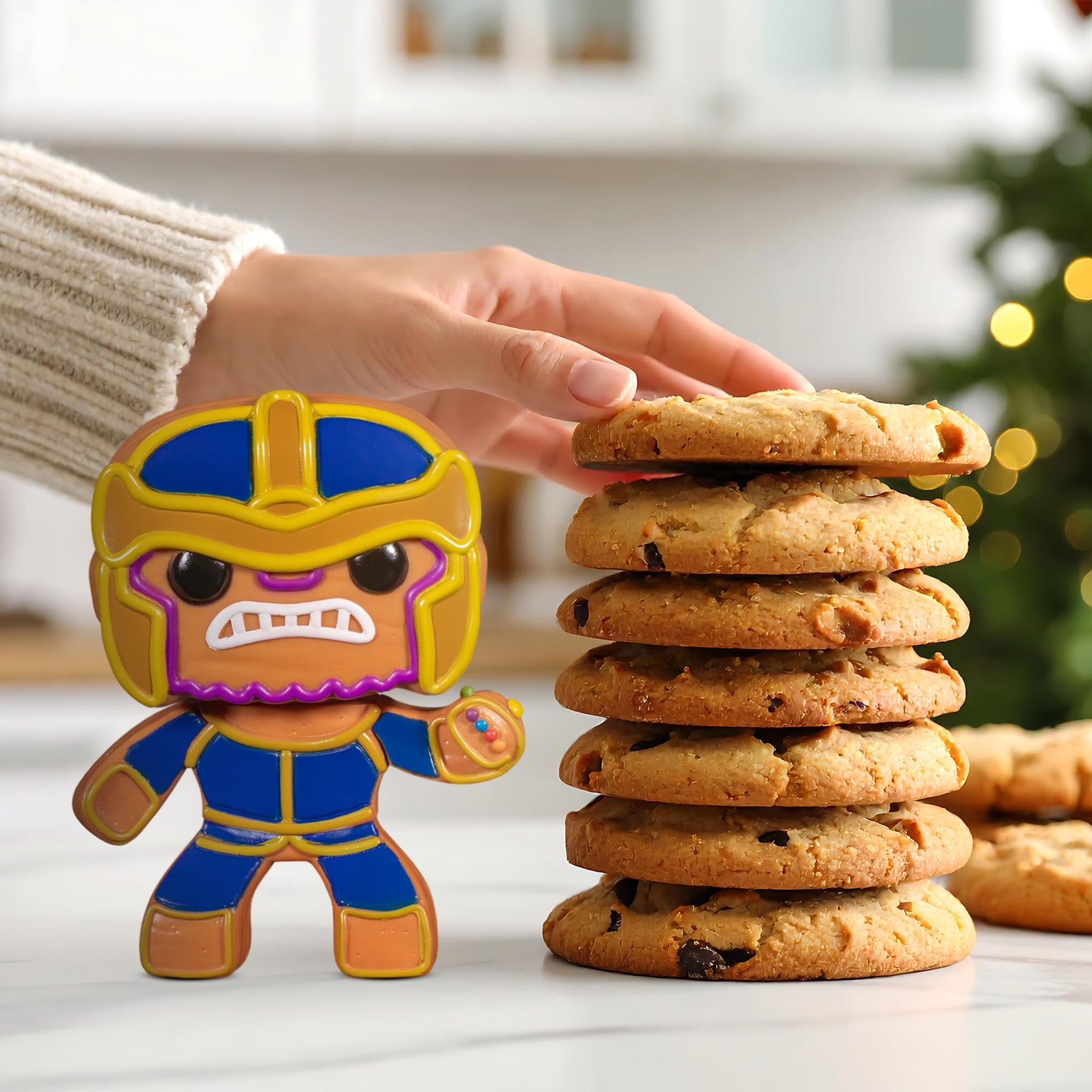 Marvel Funko Holiday POP Vinyl Figure | Gingerbread Thanos