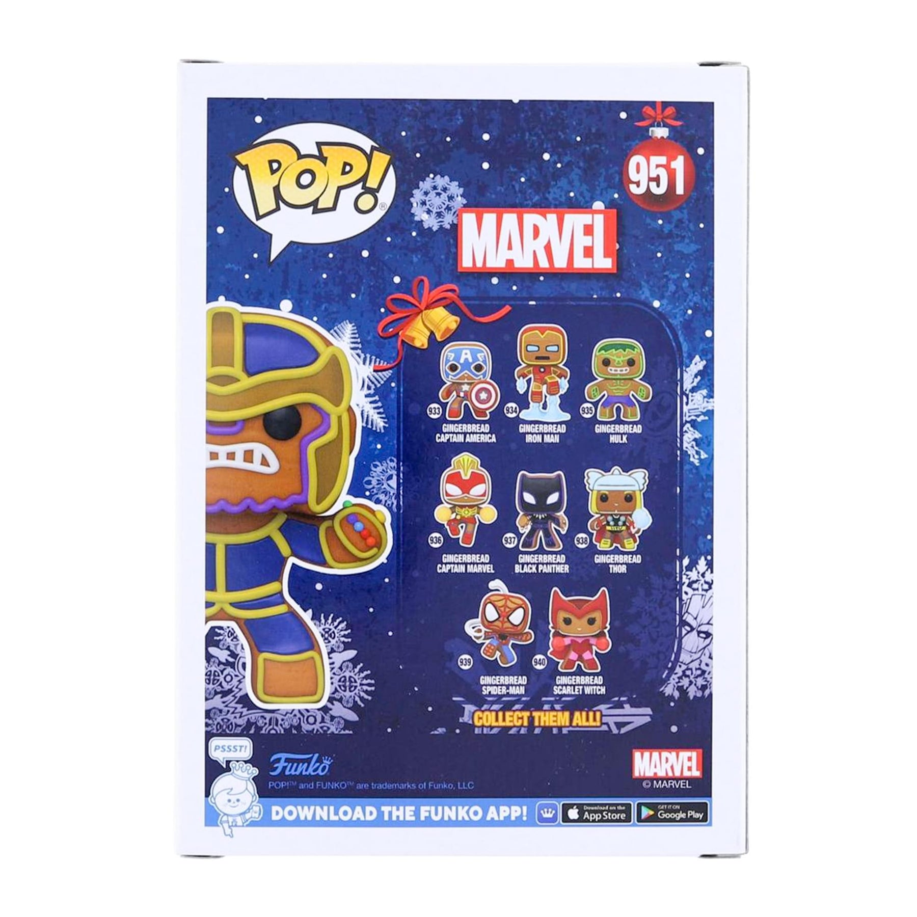 Marvel Funko Holiday POP Vinyl Figure | Gingerbread Thanos
