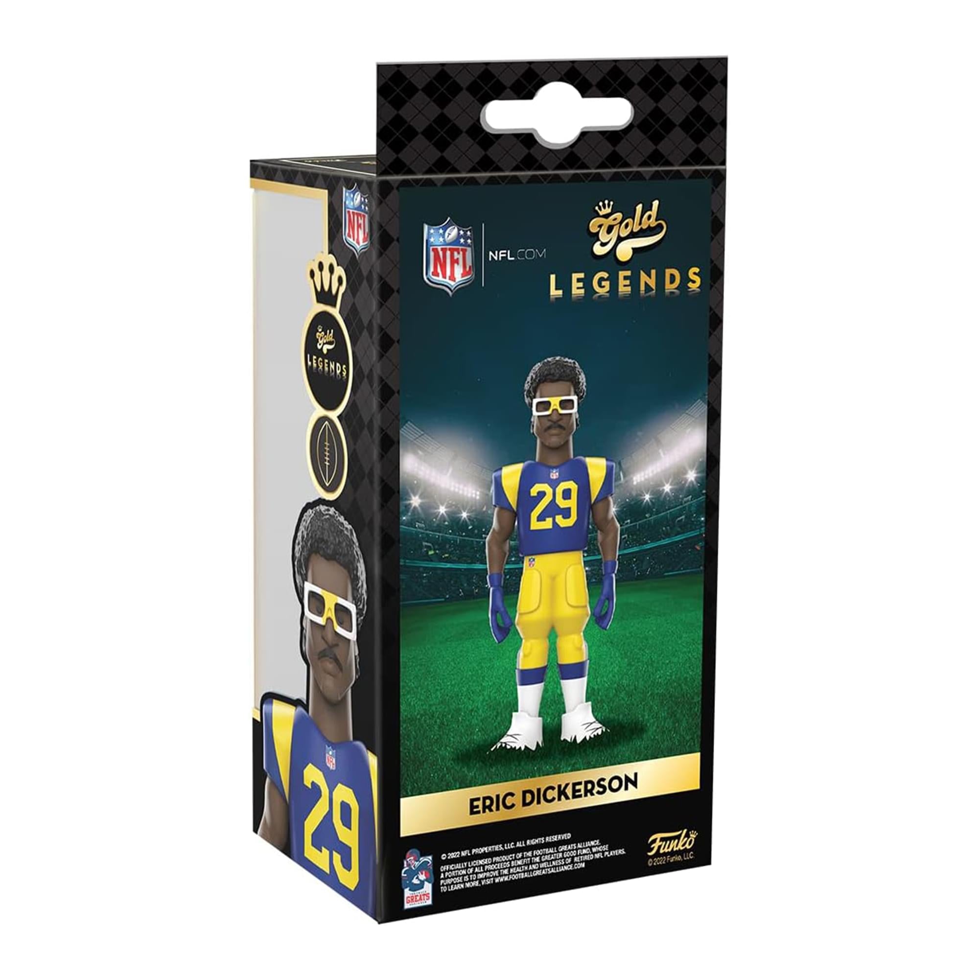 LA Rams NFL Funko Gold 5 Inch Vinyl Figure | Eric Dickerson