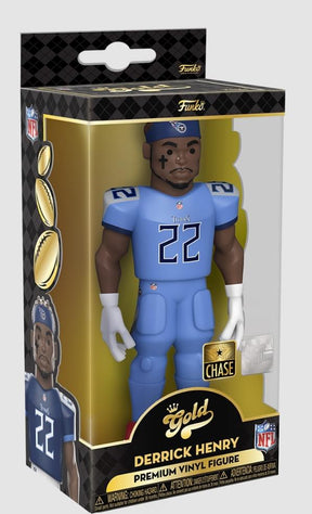Tennessee Titans NFL Funko Gold 5 Inch Vinyl Figure | Derrick Henry (Chase)