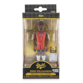 New Orleans Pelicans NBA Funko Gold 5 Inch Vinyl Figure | Zion Williamson CHASE