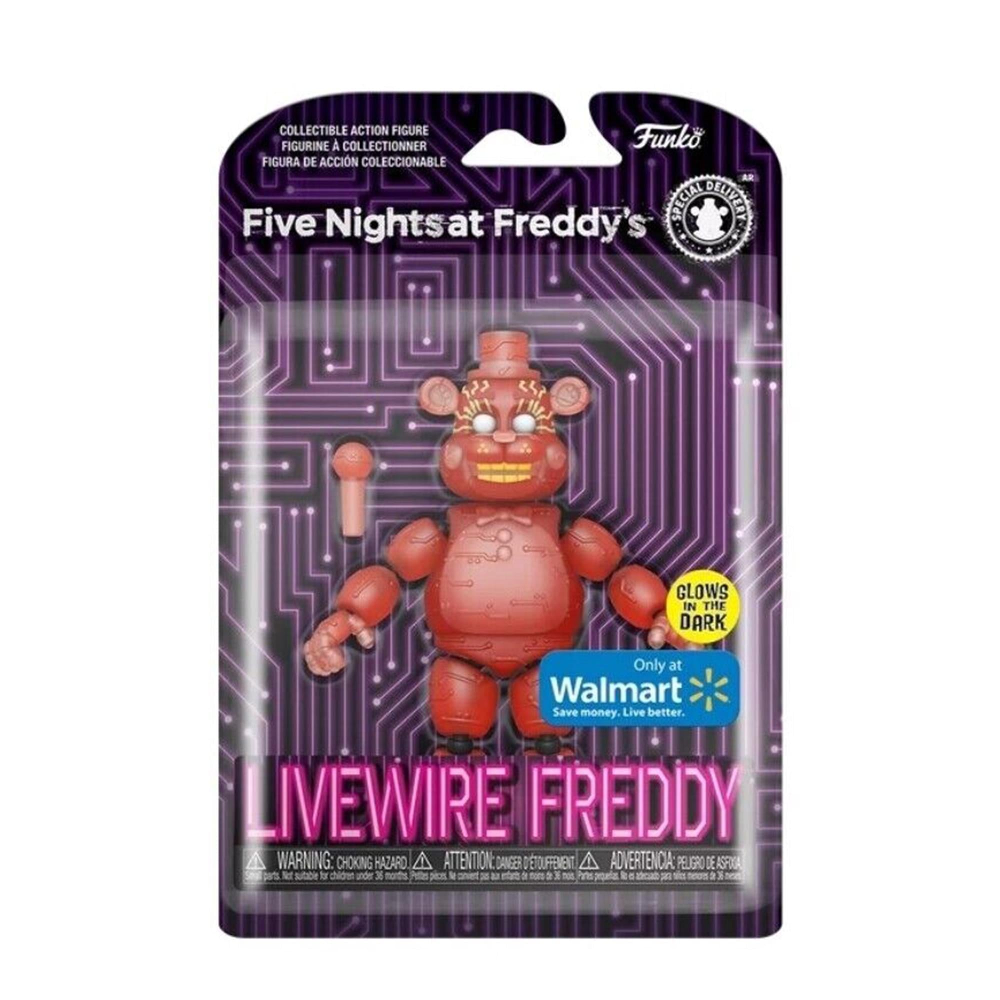 Five Nights At Freddy's 5 Inch Action Figure | Livewire Freddy (Glow)