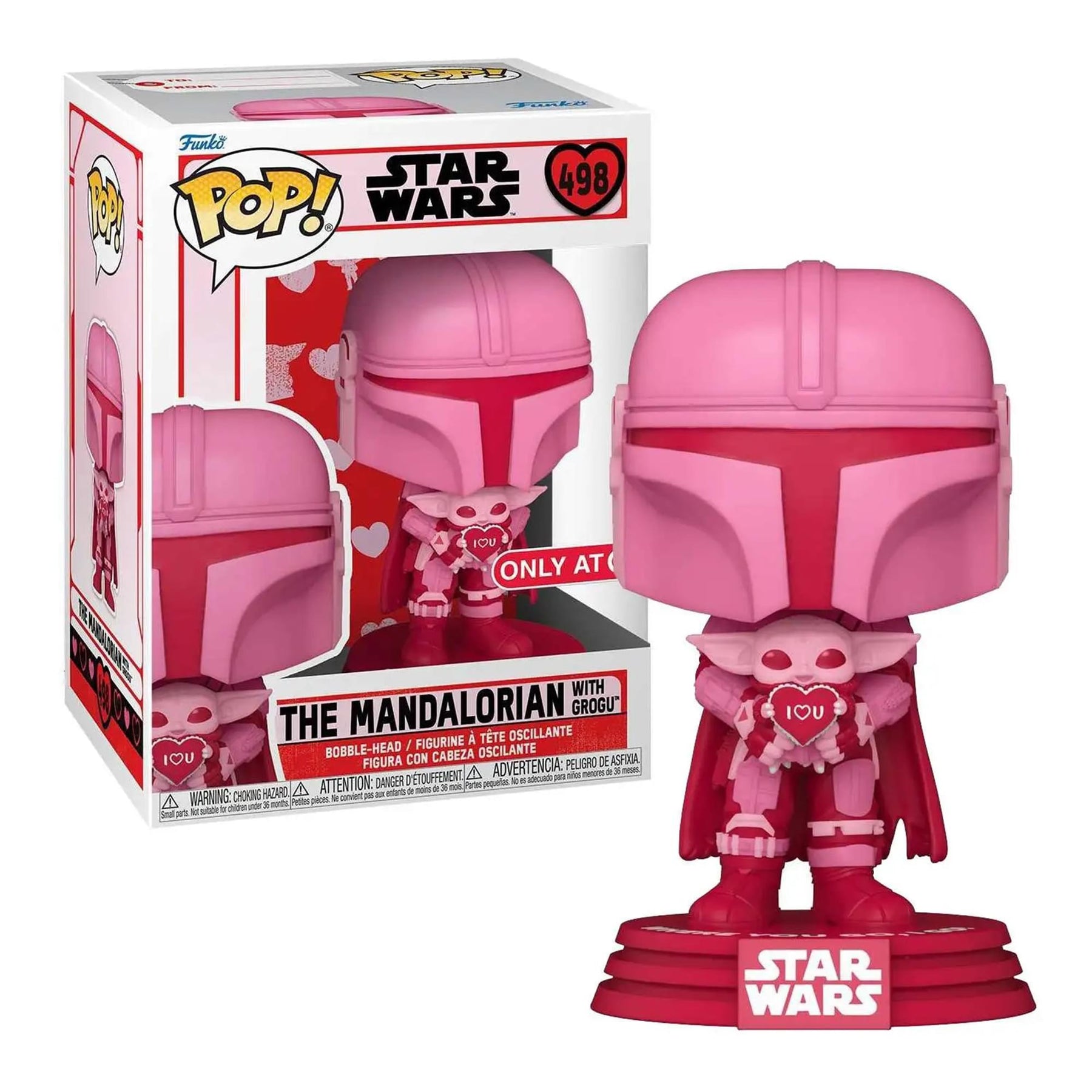 Funko POP The Mandalorian Star Wars San Valentin Version Pink, pop  mandalorian 