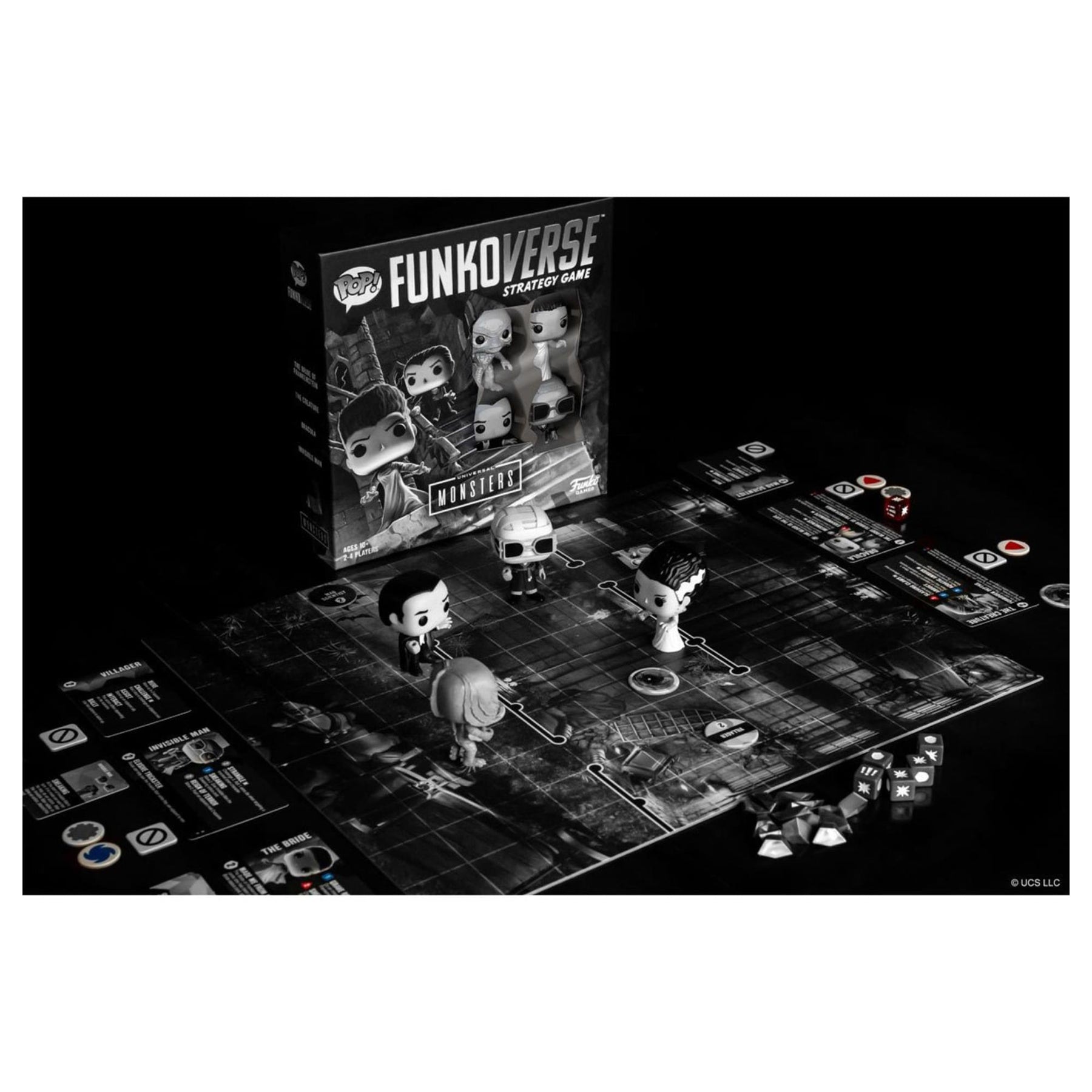 Universal Monsters Funko POP Funkoverse Strategy Game