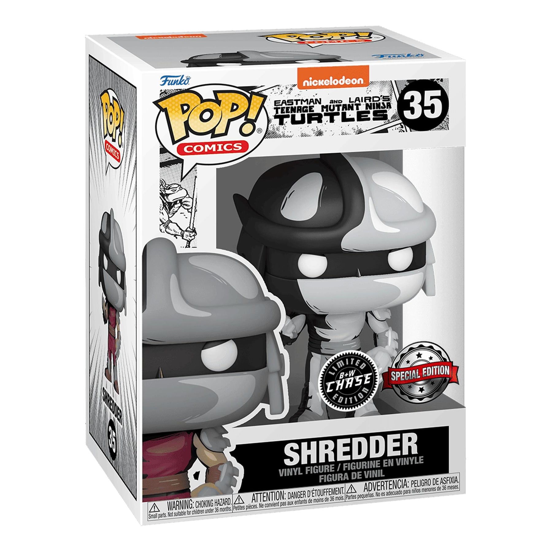 TMNT Funko POP Vinyl Figure | Shredder B&W Exclusive