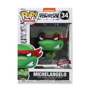 TMNT Funko POP Vinyl Figure | Michelangelo PX Exclusive