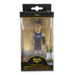 Charlotte Hornets NBA Funko Gold 5 Inch Vinyl Figure | LaMelo Ball CHASE