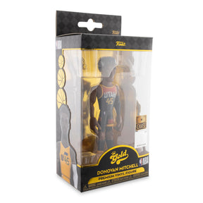 Utah Jazz NBA Funko Gold 5 Inch Vinyl Figure | Donovan Mitchell CHASE