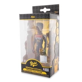 Utah Jazz NBA Funko Gold 5 Inch Vinyl Figure | Donovan Mitchell CHASE