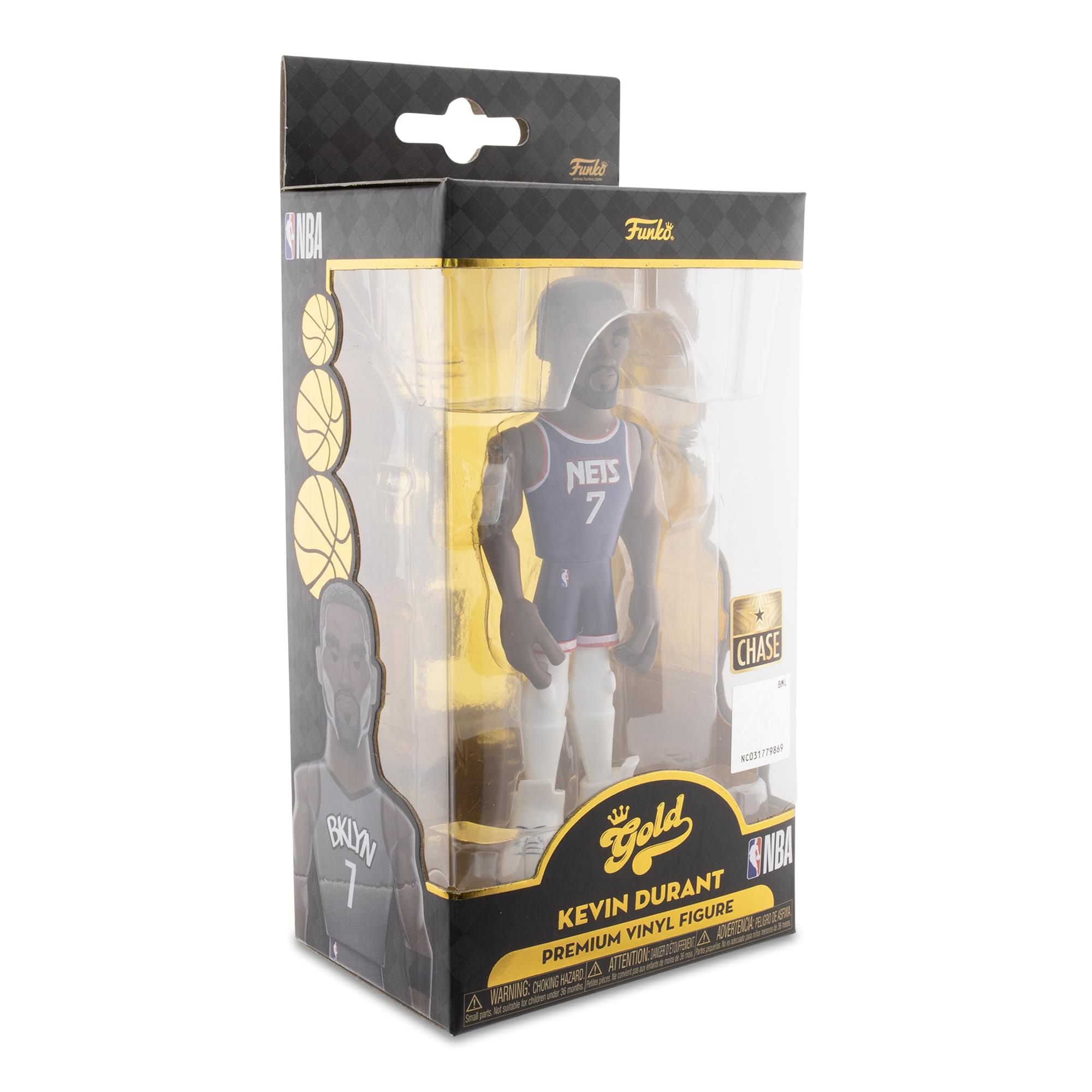 Brooklyn Nets NBA Funko Gold 5 Inch Vinyl Figure | Kevin Durant CHASE