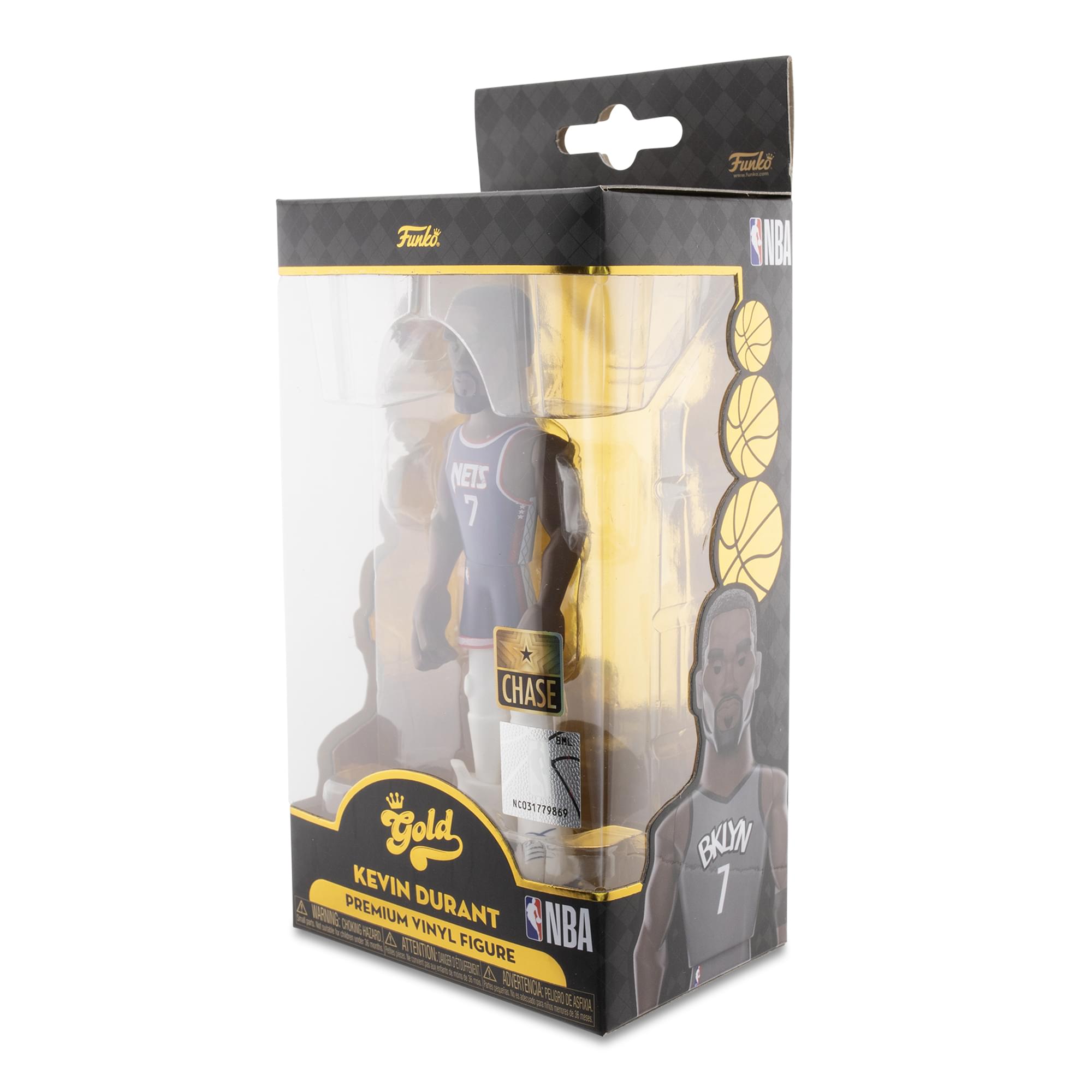 Brooklyn Nets NBA Funko Gold 5 Inch Vinyl Figure | Kevin Durant CHASE