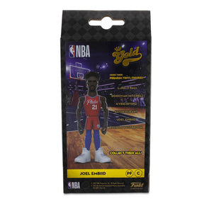 Philadelphia 76ers NBA Funko Gold 5 Inch Vinyl Figure | Joel Embiid CHASE