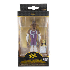 LA Lakers NBA Funko Gold 5 Inch Vinyl Figure | Russell Westbrook CHASE