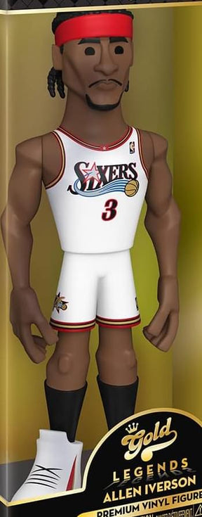 Philadelphia 76ers NBA Funko Gold 5 Inch Vinyl Figure | Allen Iverson
