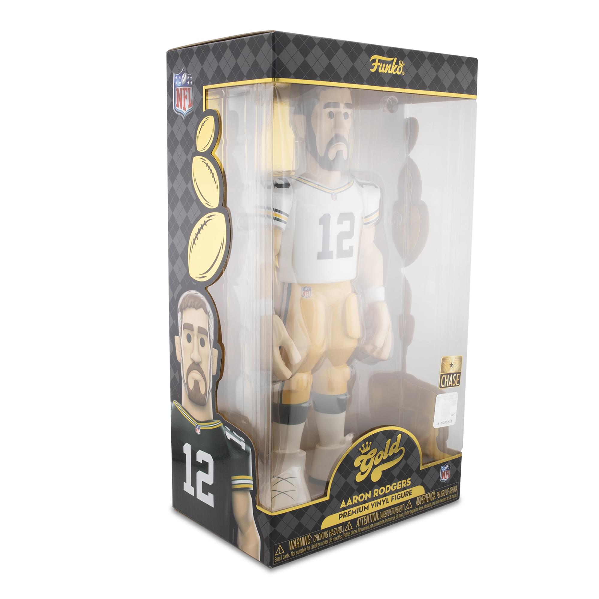 Green Bay Packers NFL Funko Gold 12 Inch Vinyl Figure | Aaron Rodgers CHASE