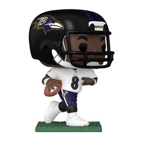 Baltimore Ravens NFL Funko POP | Lamar Jackson (Away Jersey)
