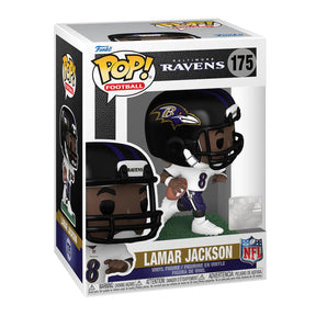 Baltimore Ravens NFL Funko POP | Lamar Jackson (Away Jersey)