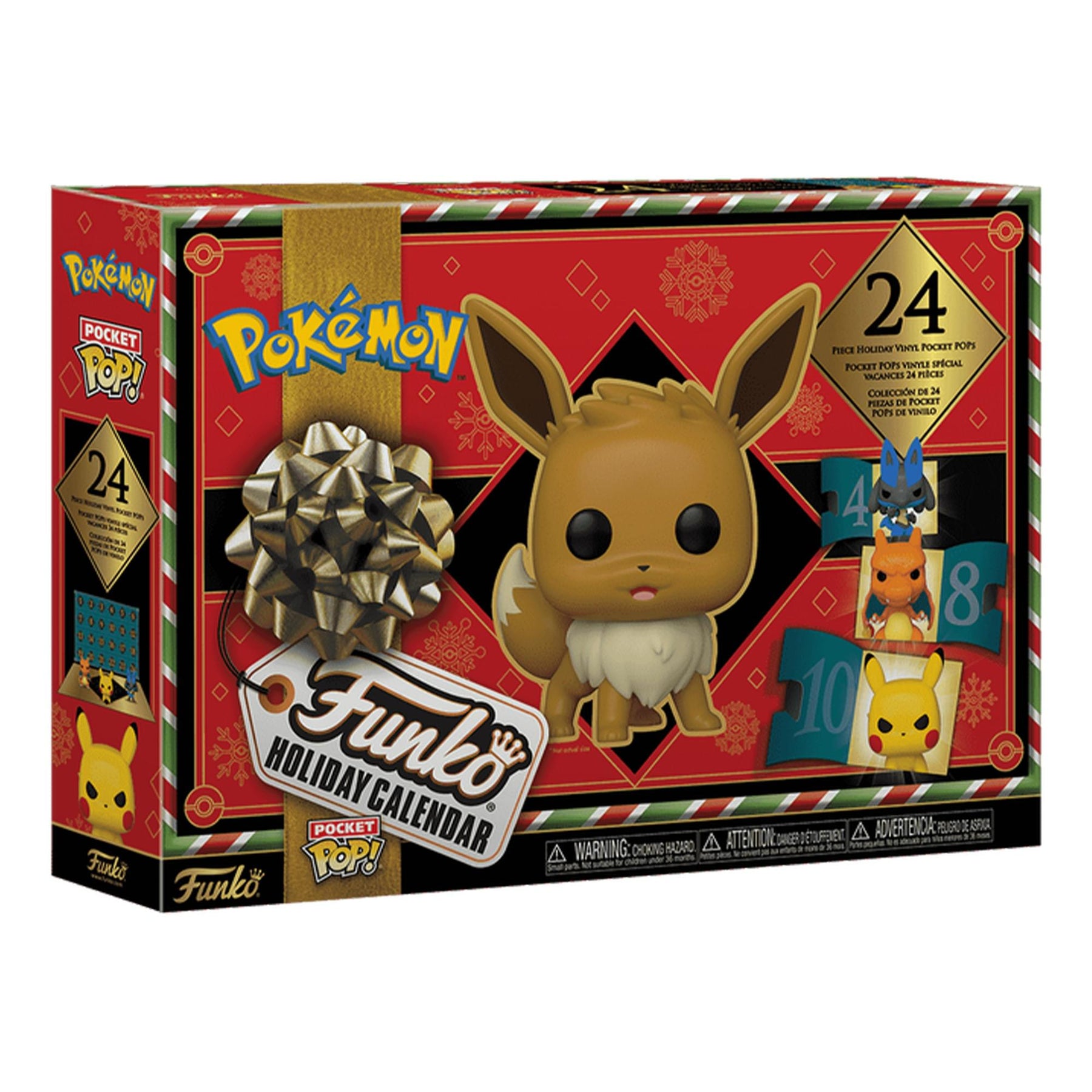 Pokemon Funko Pocket POP 24-Day Holiday Advent Calendar