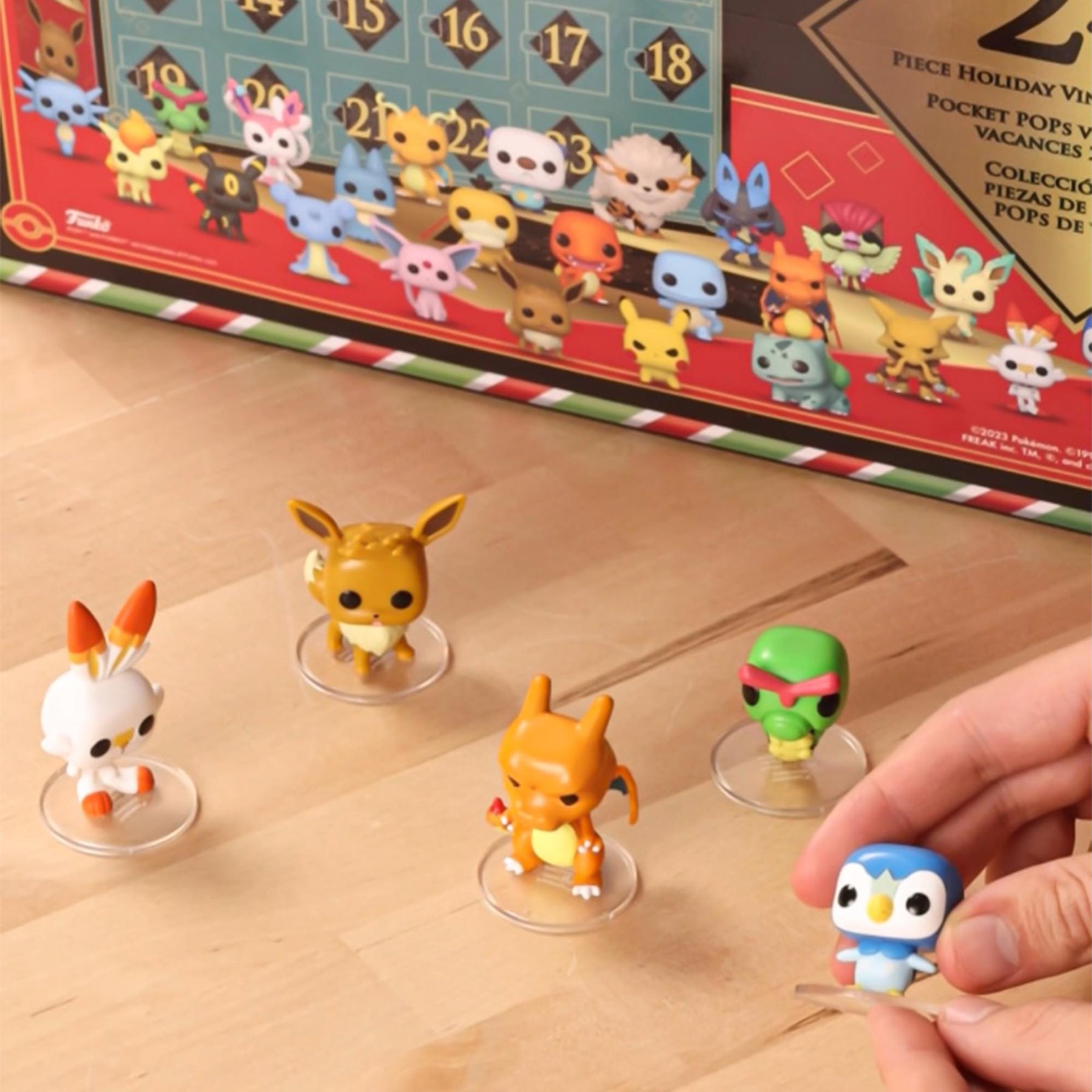 Pokemon Funko Pocket POP 24-Day Holiday Advent Calendar