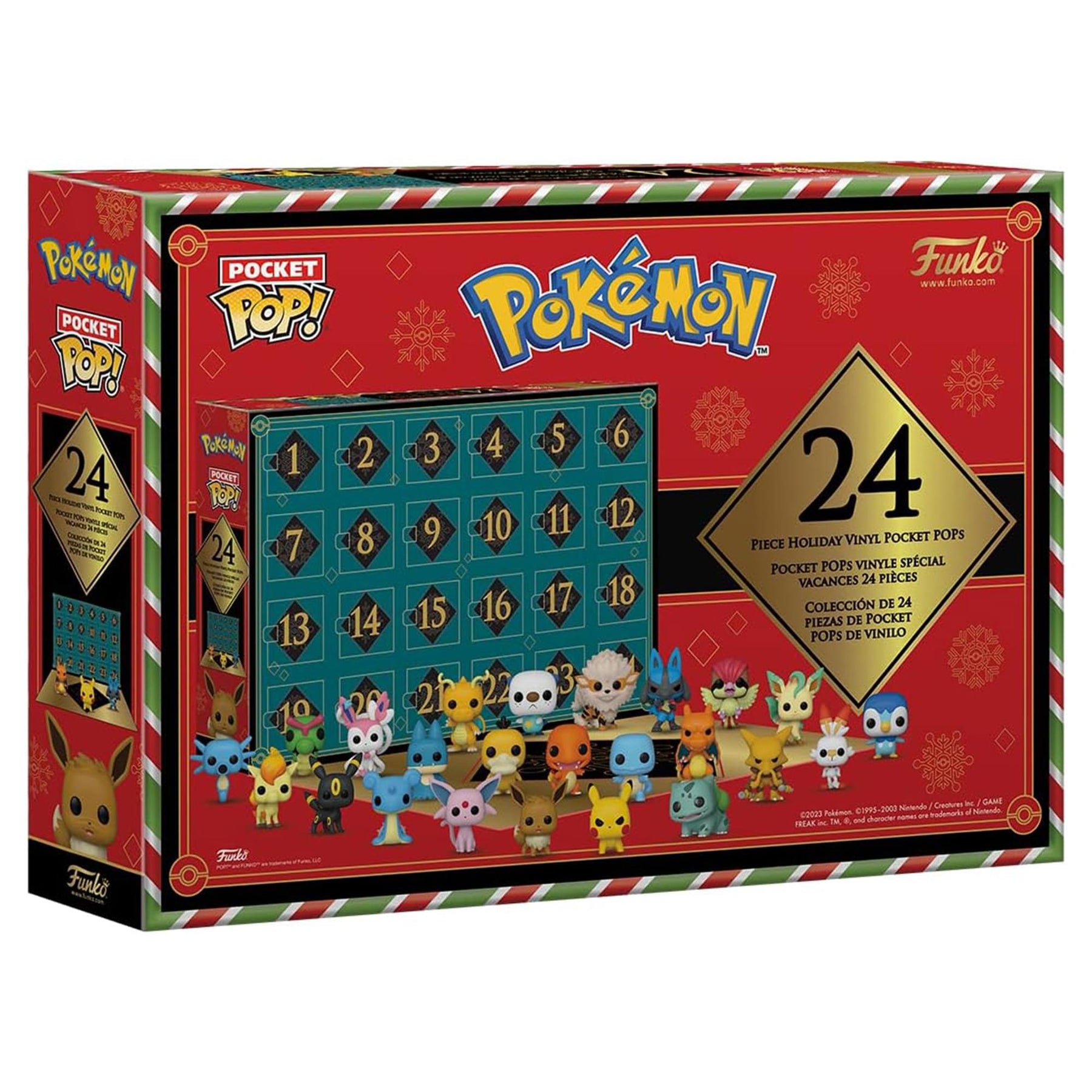 Pokemon Funko Pocket POP 24-Day Holiday Advent Calendar