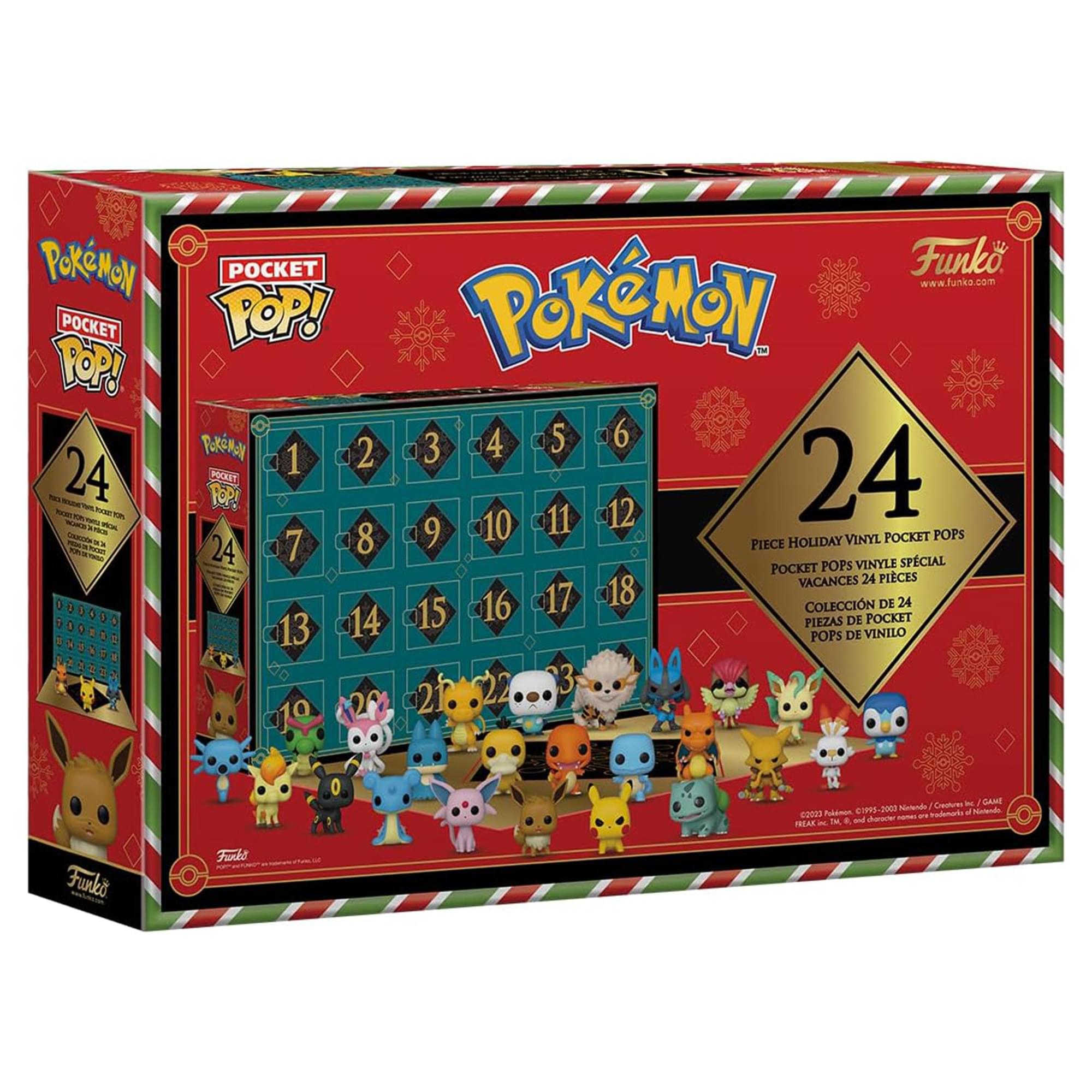 Pokemon Funko Pocket POP 24-Day Holiday Advent Calendar