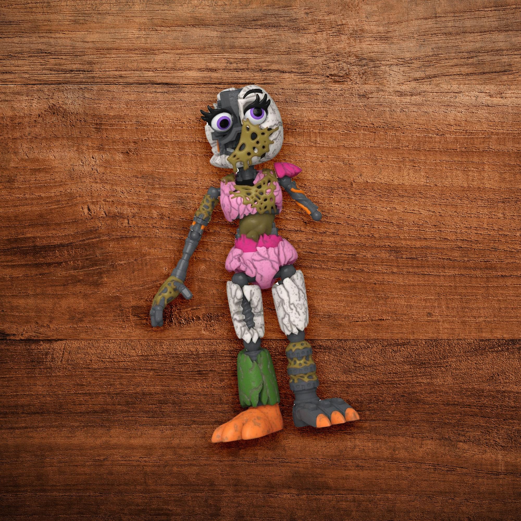 Five Nights at Freddy's Security Breach 5 Inch Action Figure | Ruined Chica