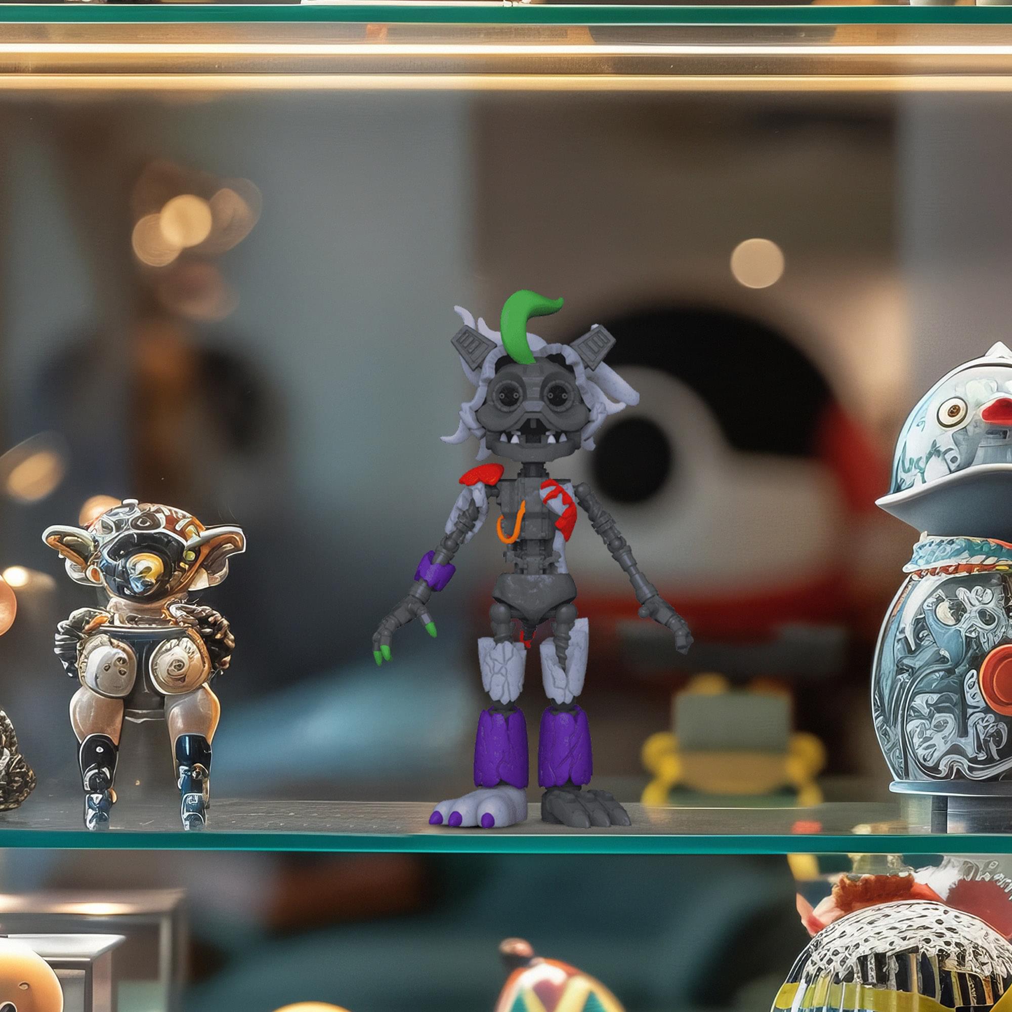 Five Nights at Freddy's Security Breach 5 Inch Action Figure | Ruined Roxy