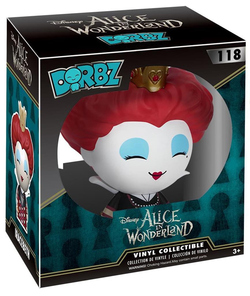 Alice in Wonderland Iracebeth Dorbz Vinyl Figure and Mopeez Plush Bundle