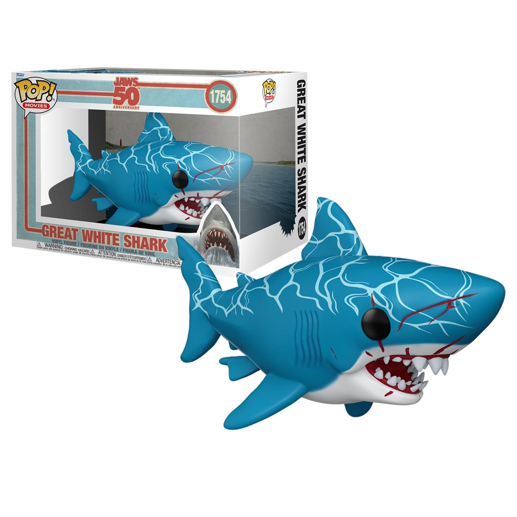JAWS Funko POP Movies | Great White Shark (Retro)