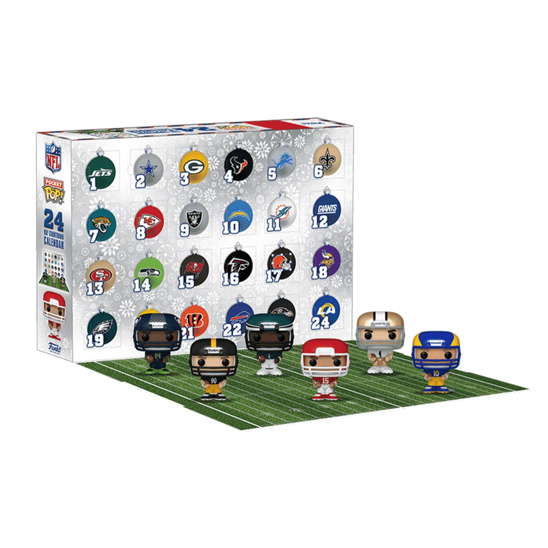 NFL Funko Pocket POP 24-Day Holiday Advent Calendar