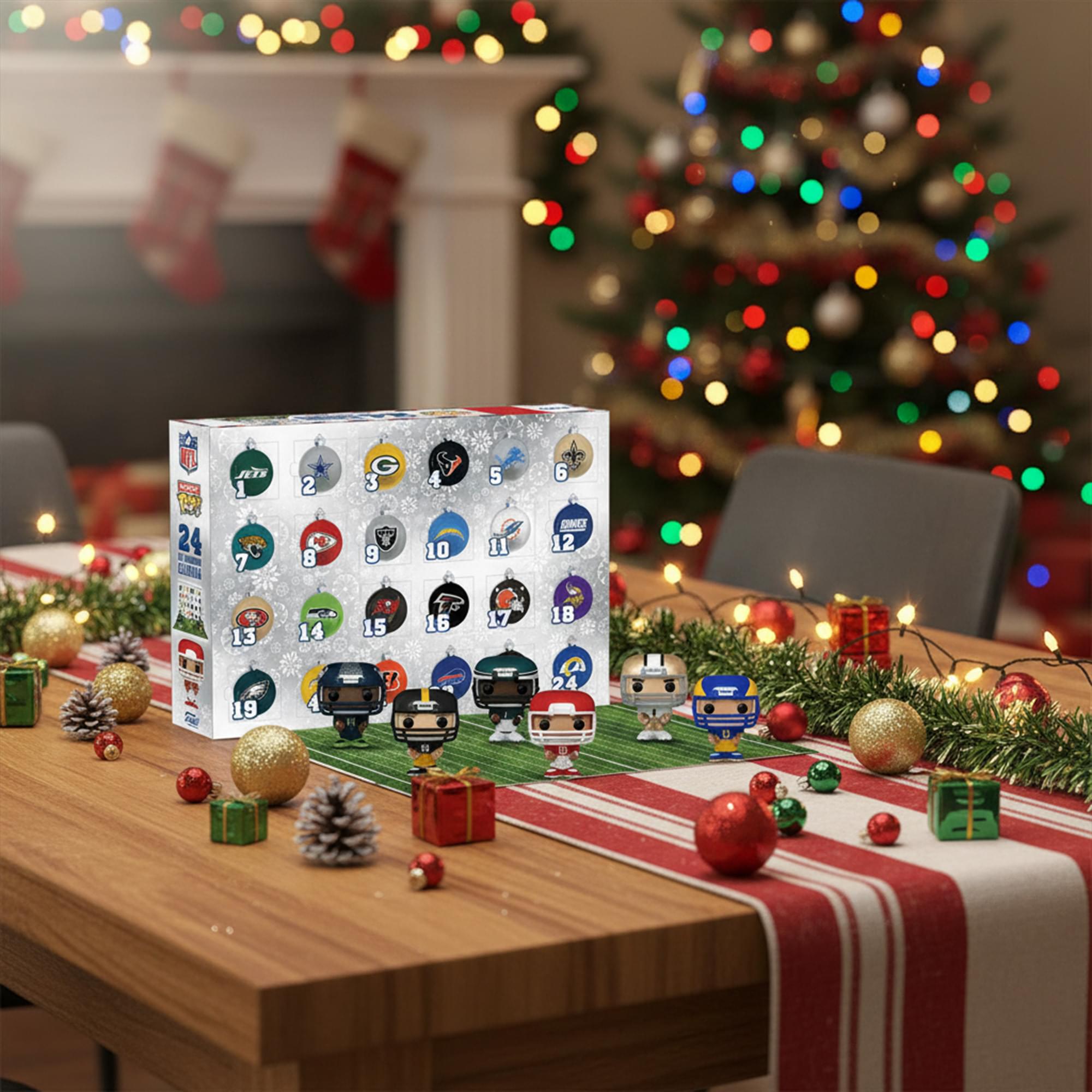 NFL Funko Pocket POP 24-Day Holiday Advent Calendar
