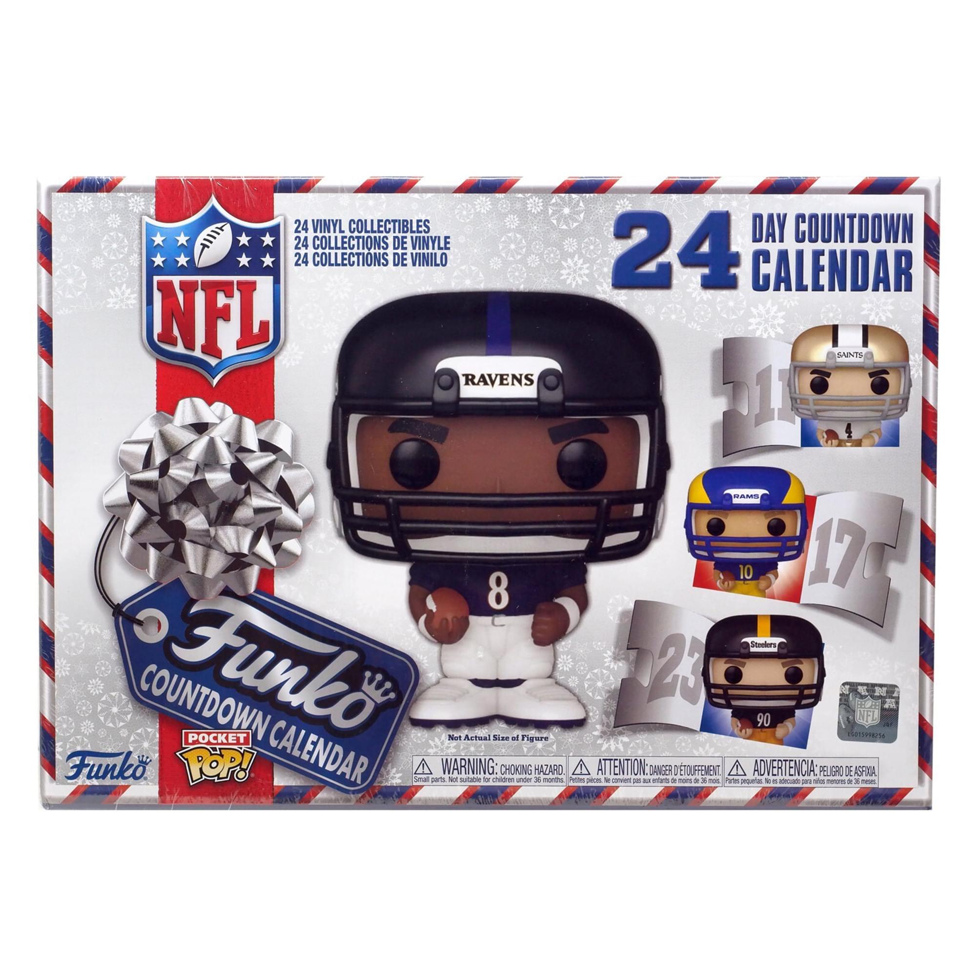 NFL Funko Pocket POP 24-Day Holiday Advent Calendar