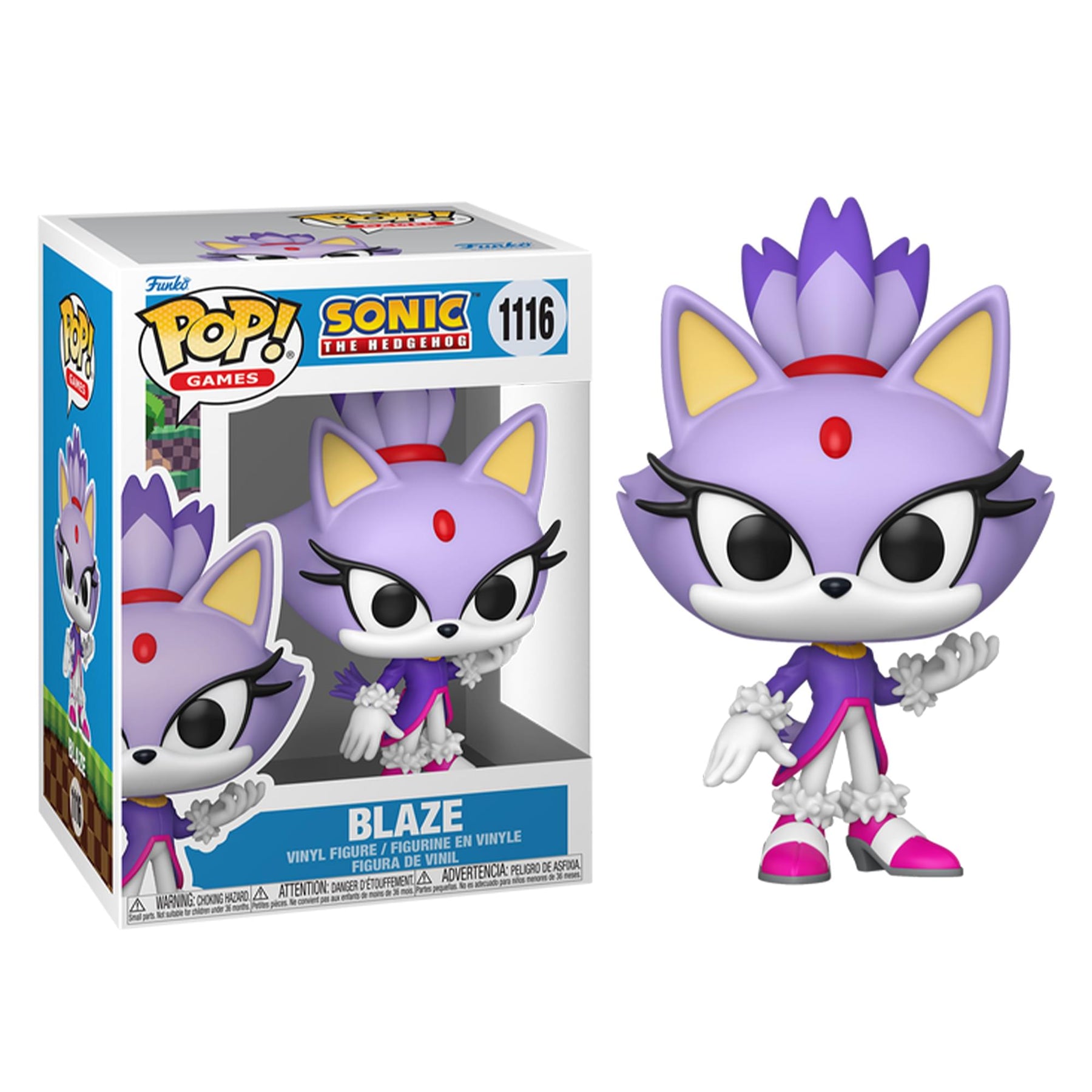 Sonic The HedgeHog Funko POP Games | Blaze the Cat