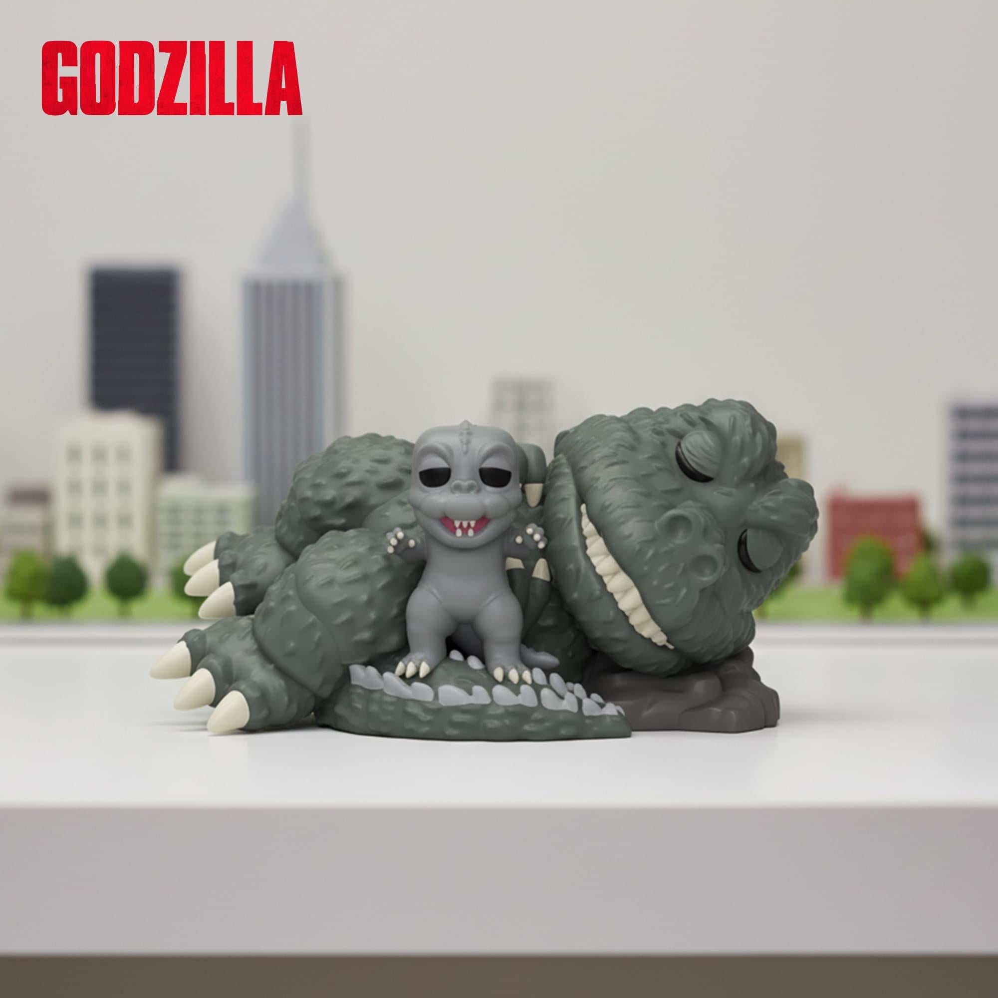 Godzilla Funko POP Super | Godzilla Sleeping With Minilla