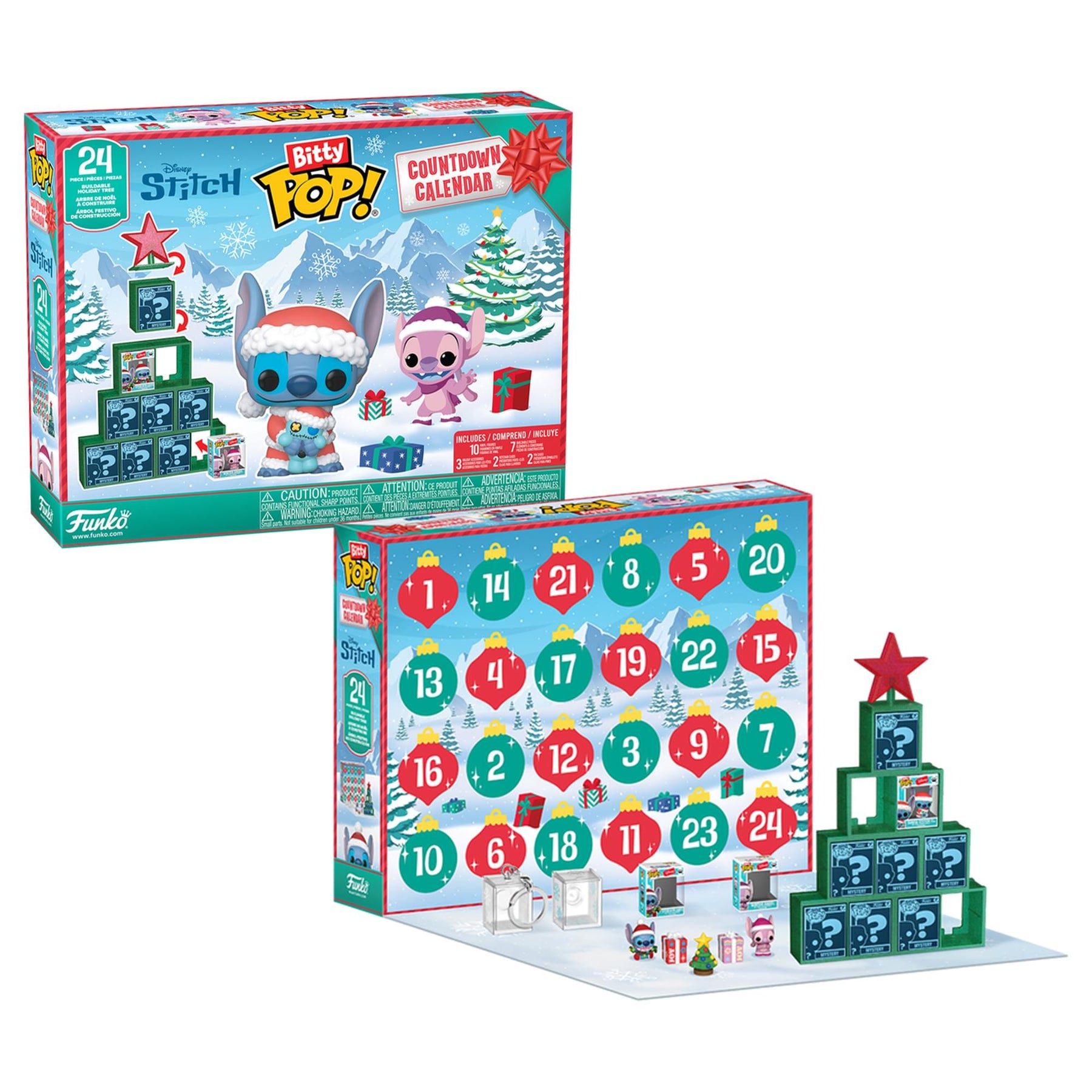 Disney Funko Bitty POP Countdown Calendar | Stitch Holiday