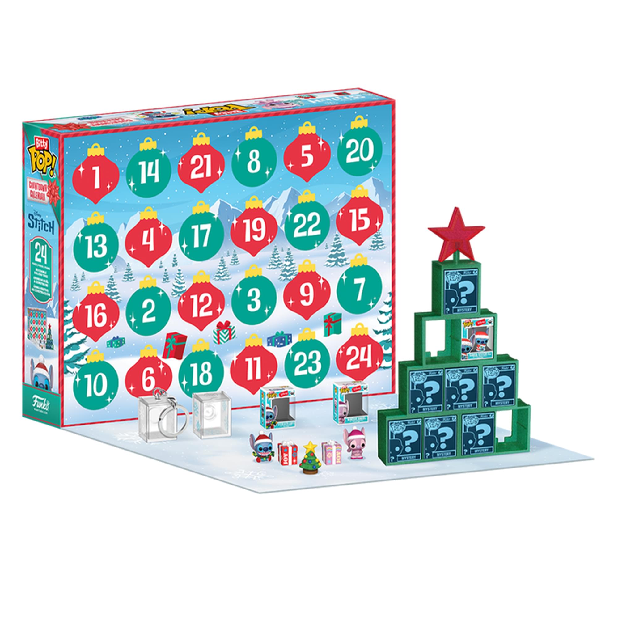 Disney Funko Bitty POP Countdown Calendar | Stitch Holiday