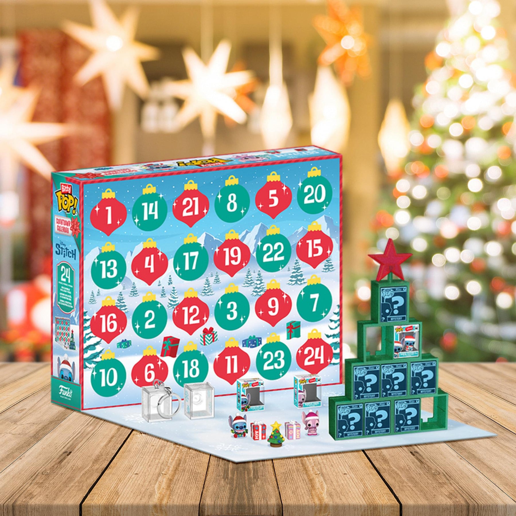 Disney Funko Bitty POP Countdown Calendar | Stitch Holiday