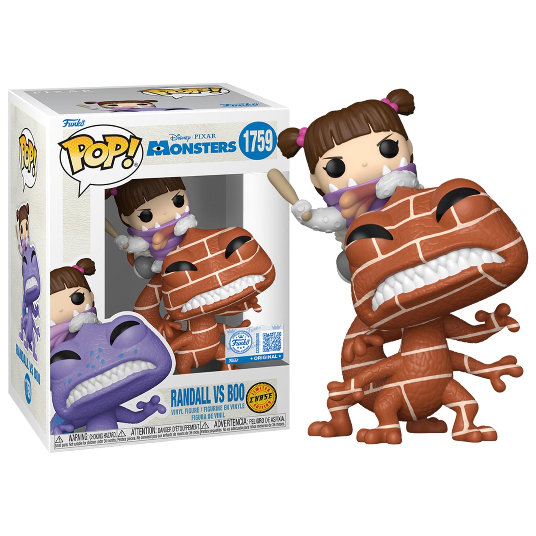 Monsters Inc. Funko POP Disney | Randall vs Boo (Chase)