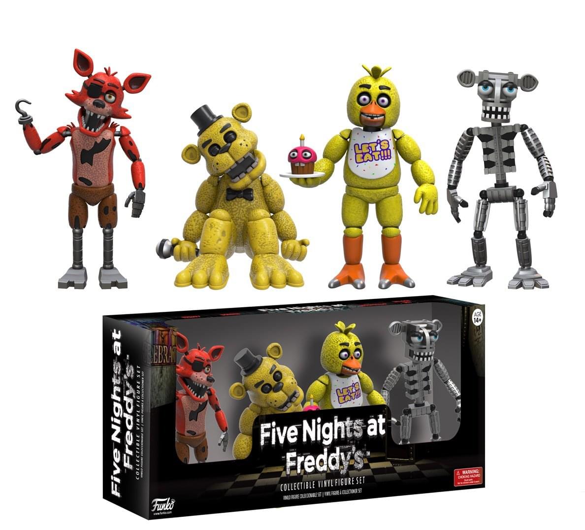 Five Nights At Freddy's Collectible Vinyl Figure 4-Pack