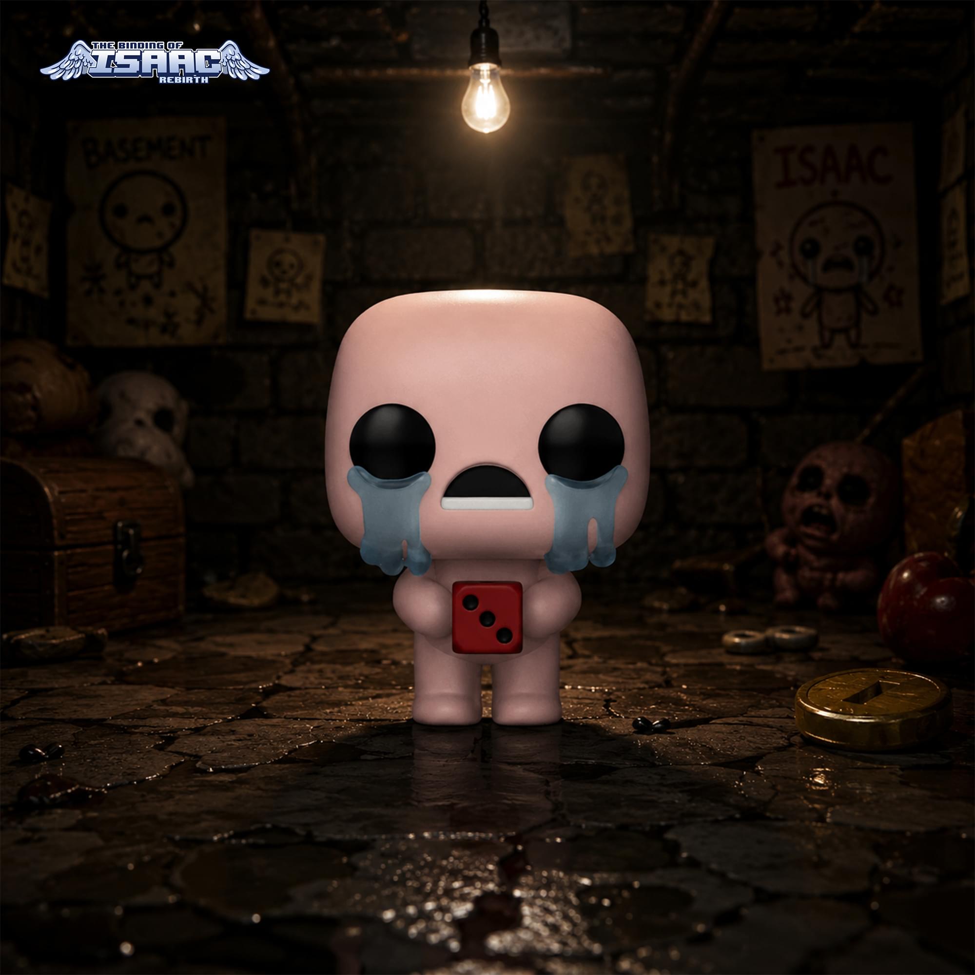 Binding Of Isaac Funko POP Games | Isaac with Dice