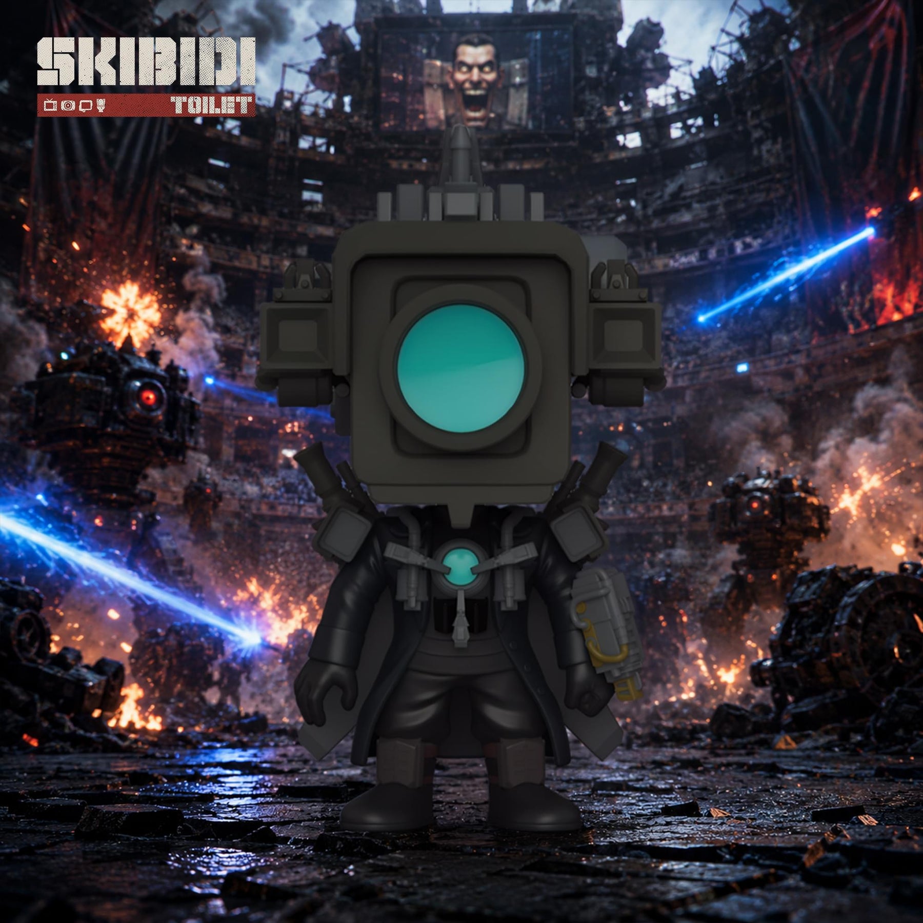 Skibidi Funko POP Animation | Titan Cameraman
