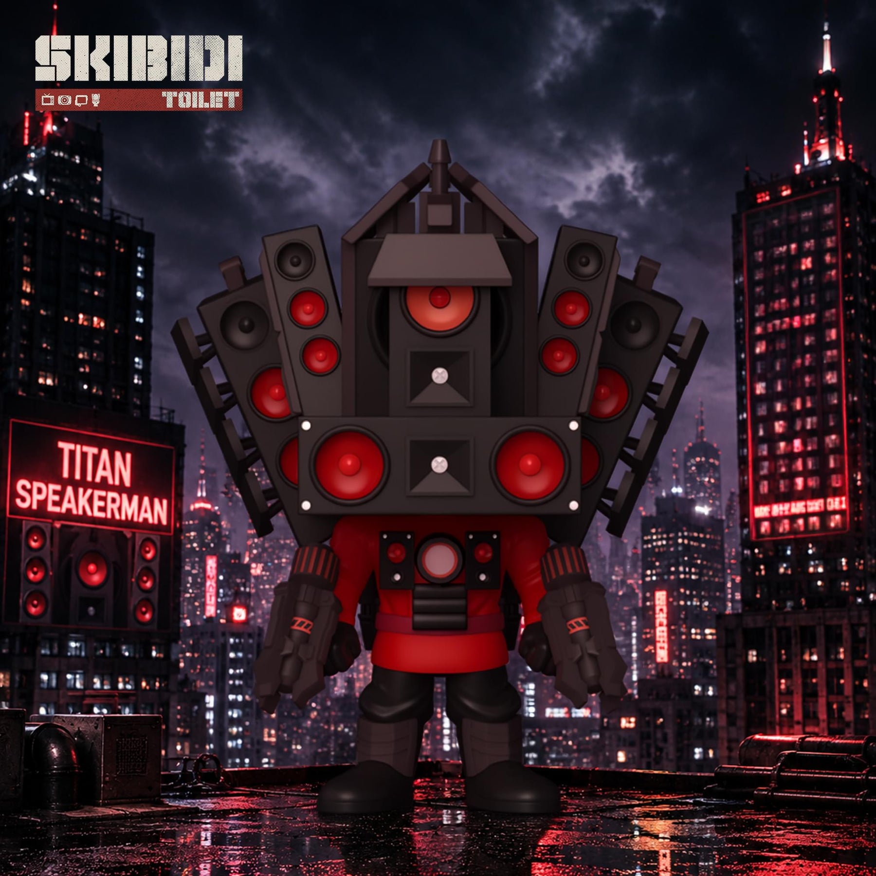 Skibidi Funko POP Animation | Titan Speakerman