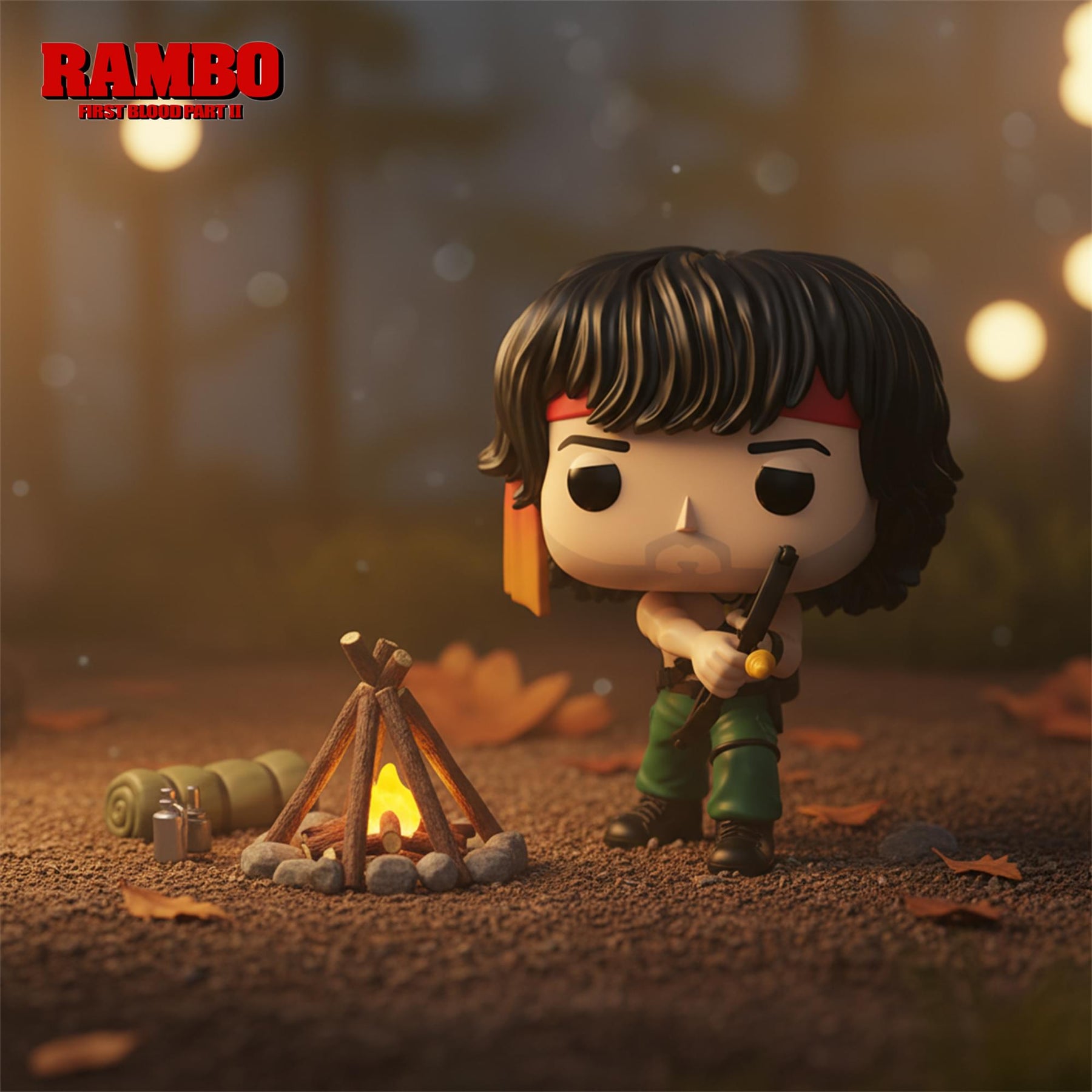 Rambo 2 Funko POP Movies | John Rambo With Bow