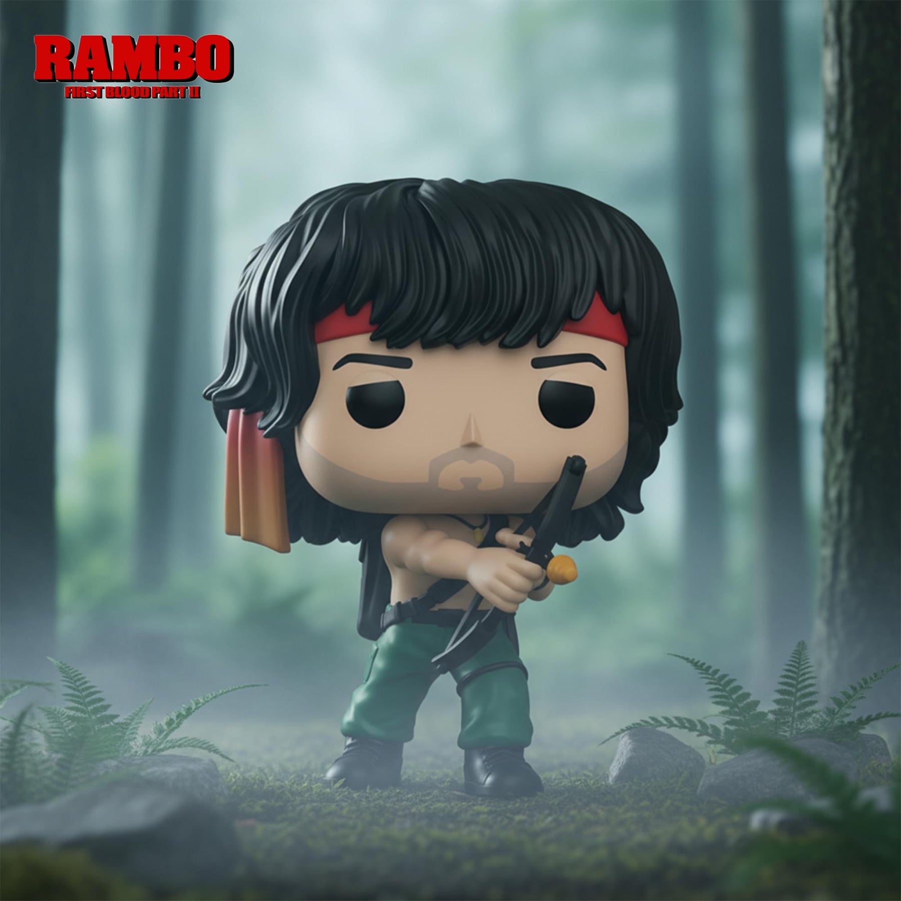 Rambo 2 Funko POP Movies | John Rambo With Bow