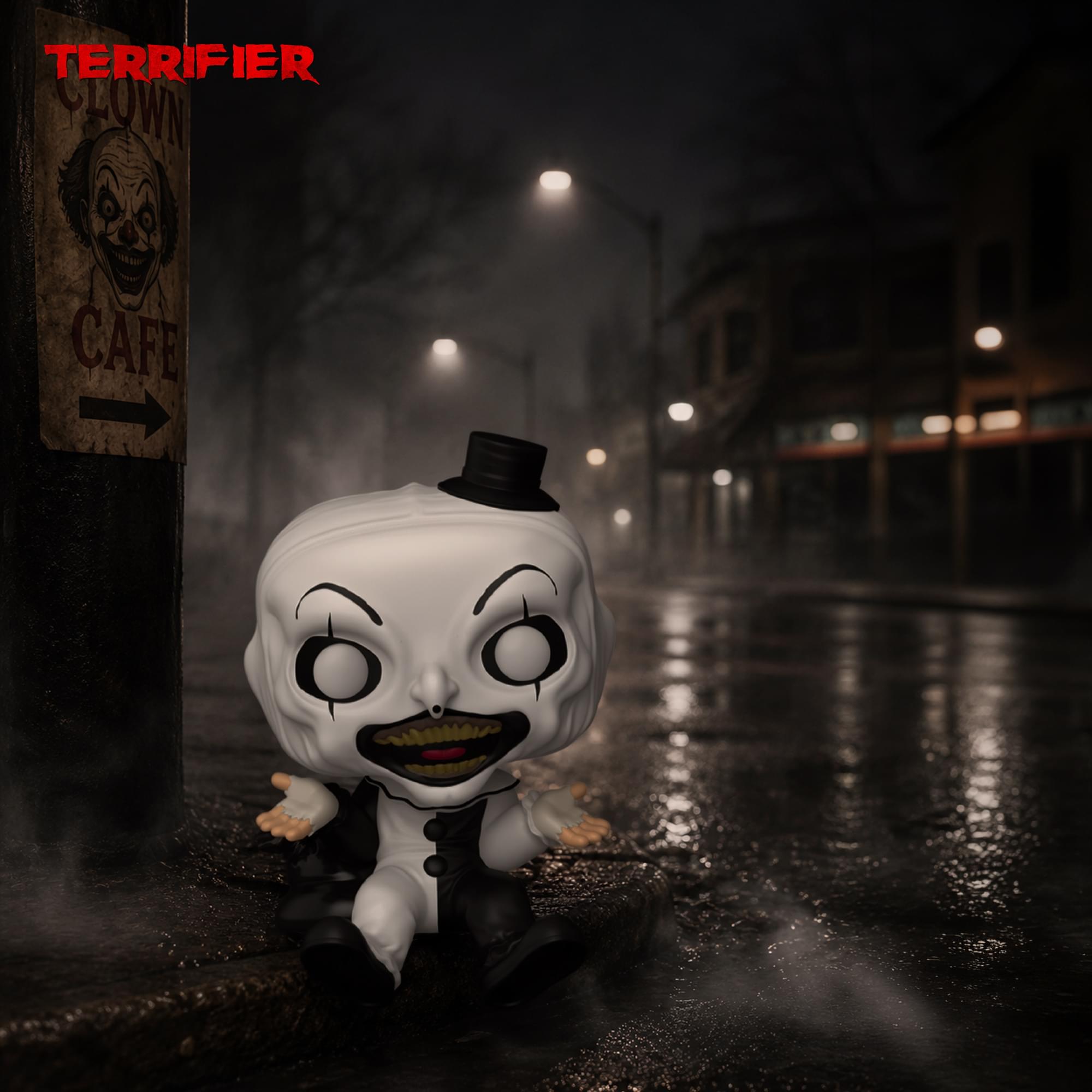 Terrifier Funko POP Movies | Art the Clown Shelf Sitter