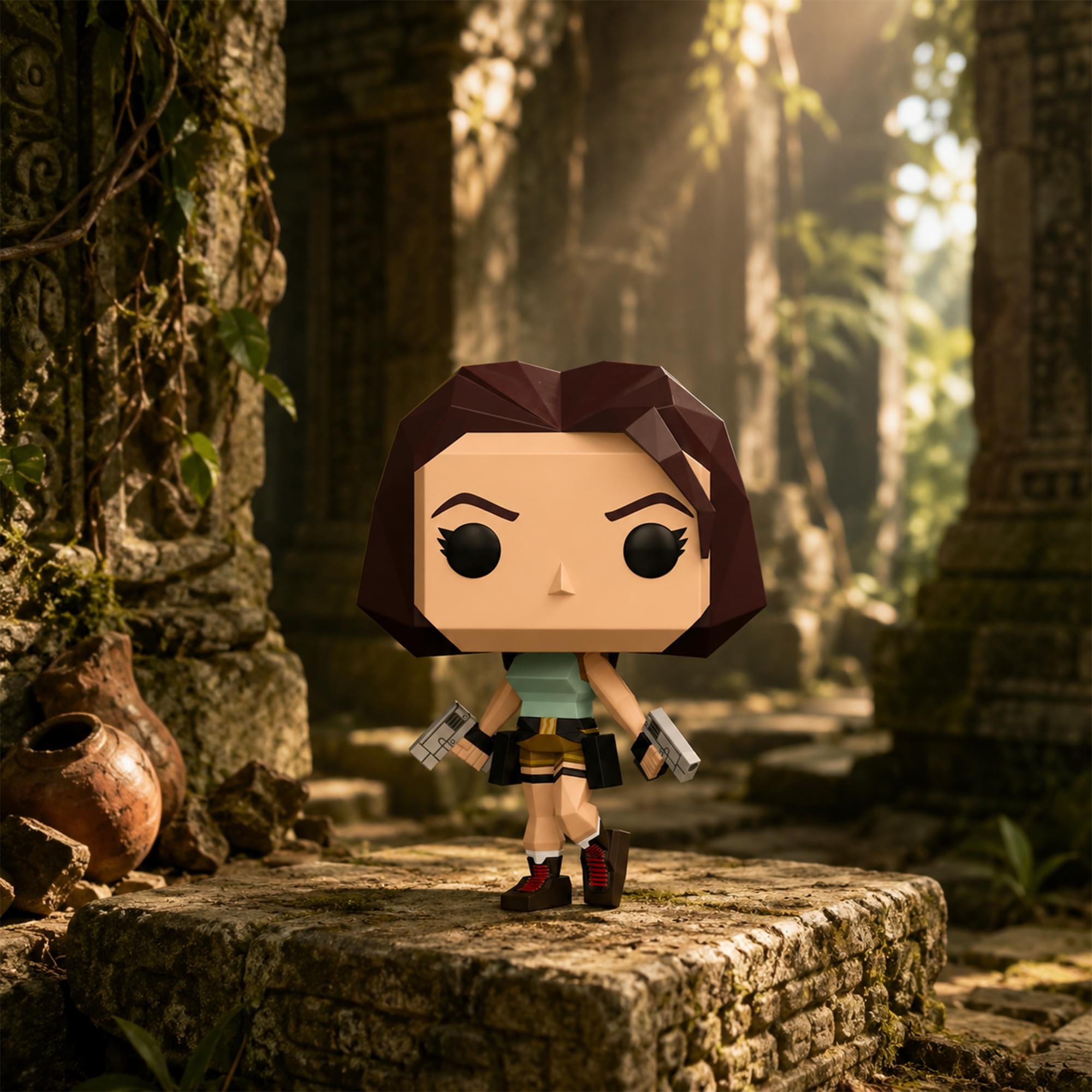 Tomb Raider Funko POP Games | Lara Croft (Polygonal)