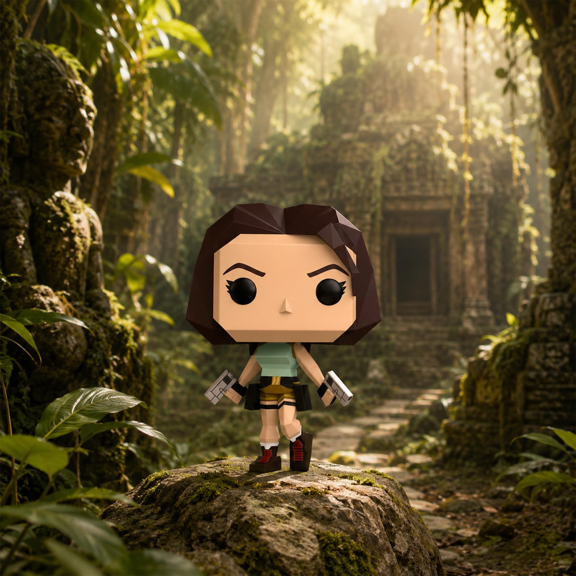 Tomb Raider Funko POP Games | Lara Croft (Polygonal)