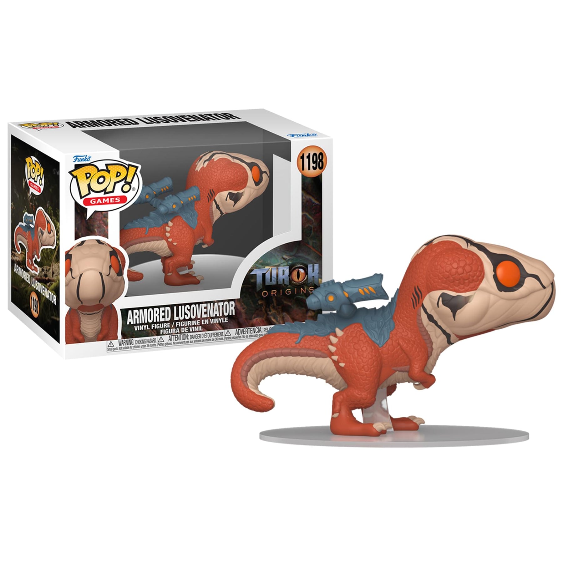 Turok Origins Funko POP Games | Armored Lusovenator