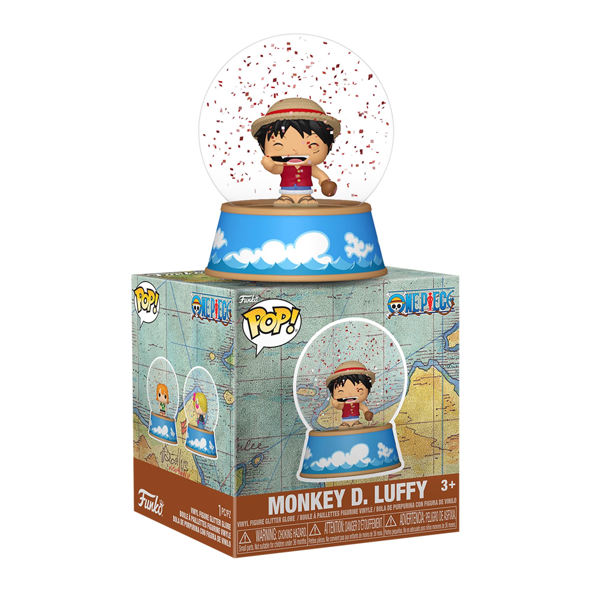 One Piece Funko Mini POP Glitter Globe | Monkey D. Luffy