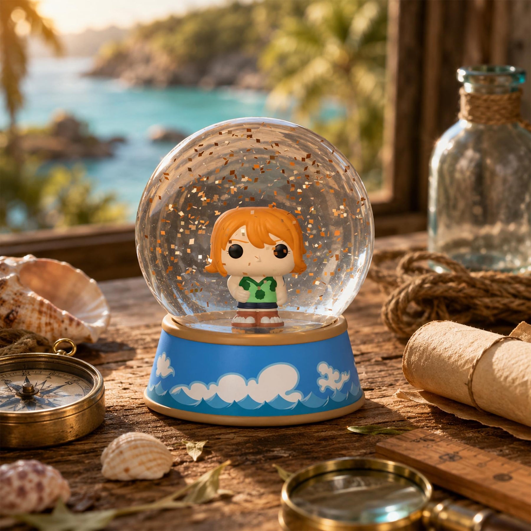 One Piece Funko Mini POP Glitter Globe | Nami